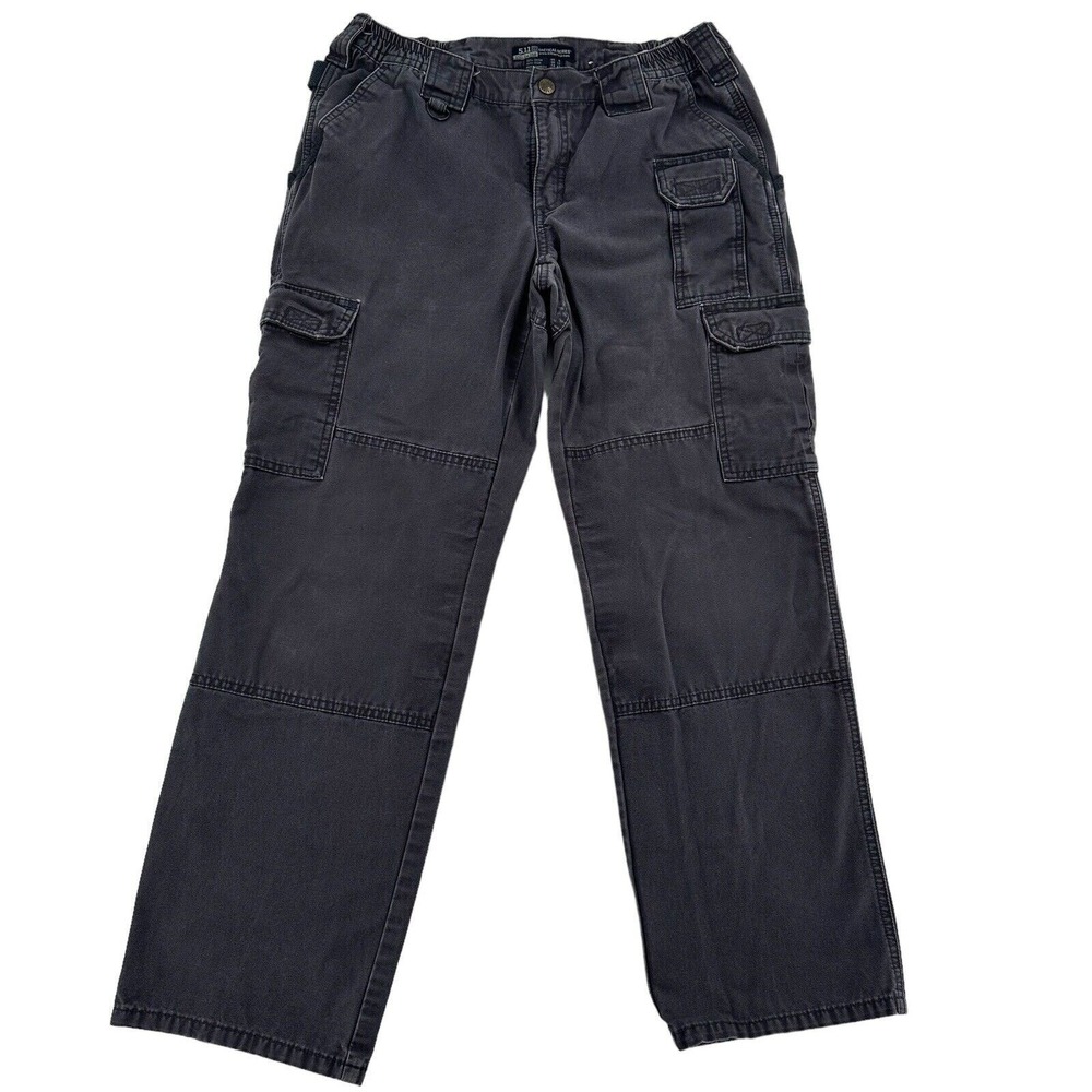 5.11 Tactical Series Women 8 Cargo Pants Gray Cotton Canvas Utility Work 64358